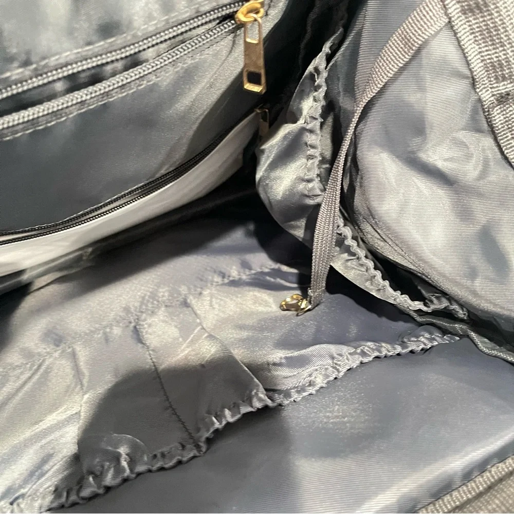 Black and Tan Diaper Bag